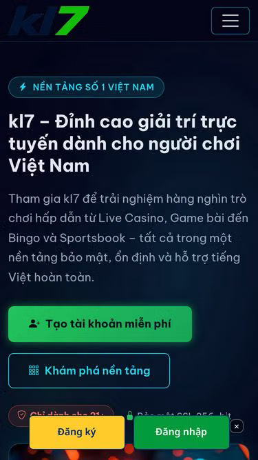 Screenshot of kl7.top