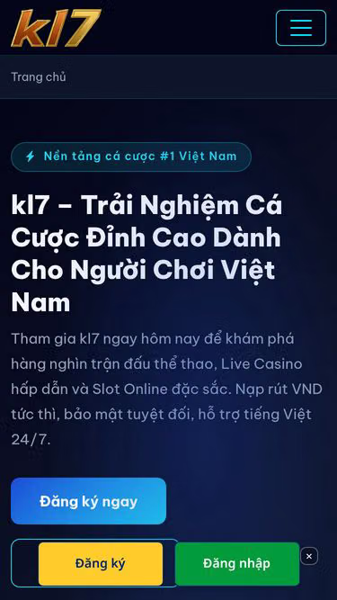 Screenshot of kl7.vin