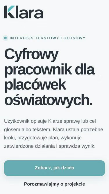 Screenshot of klara.com.pl
