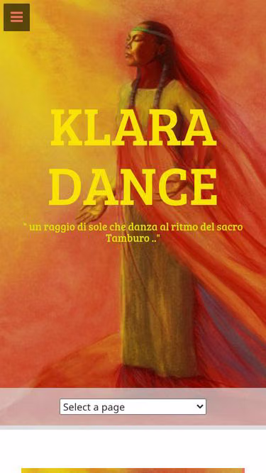 Screenshot of klara.dance