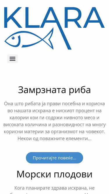 Screenshot of klara.mk