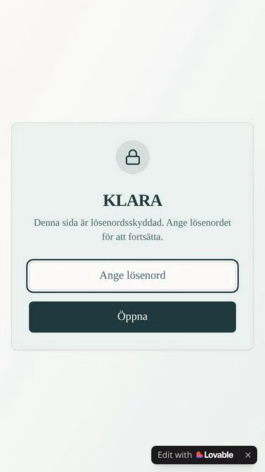 Screenshot of klara.world