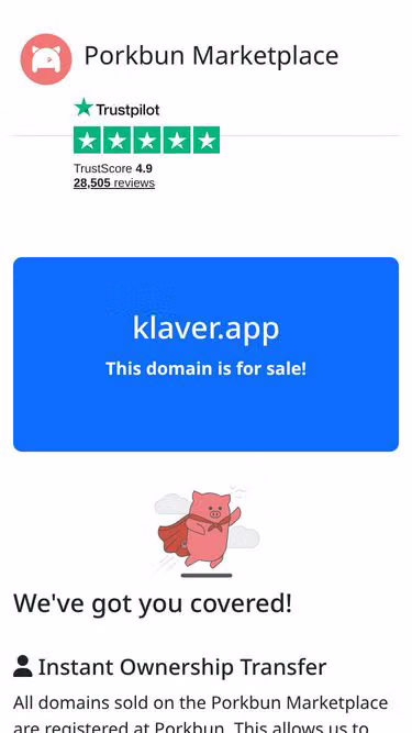 Screenshot of klaver.app