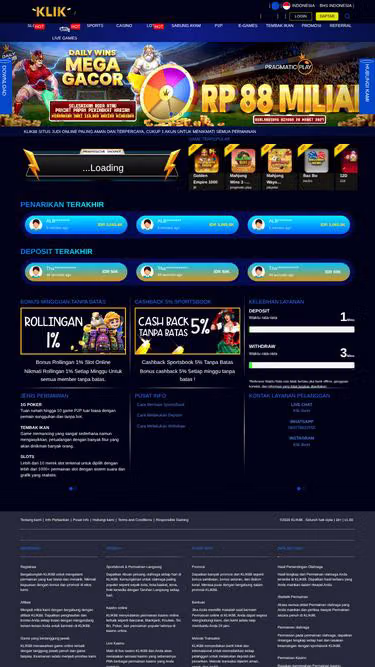 Screenshot of klik88.expert