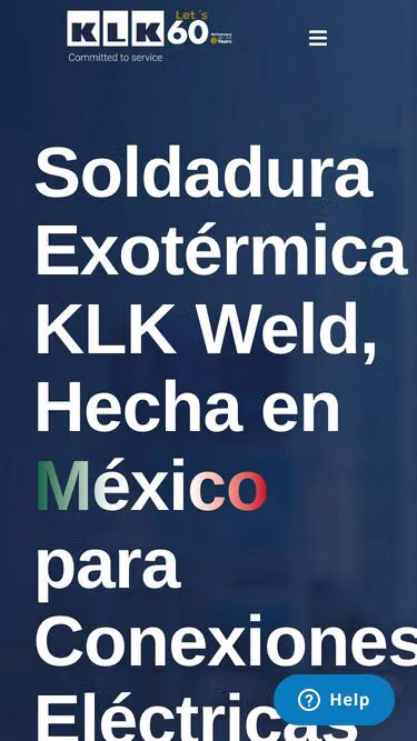 Screenshot of klk.com.mx