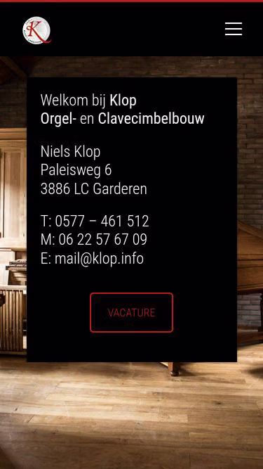 Screenshot of klop.info