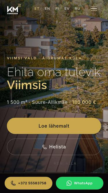 Screenshot of km2.ee