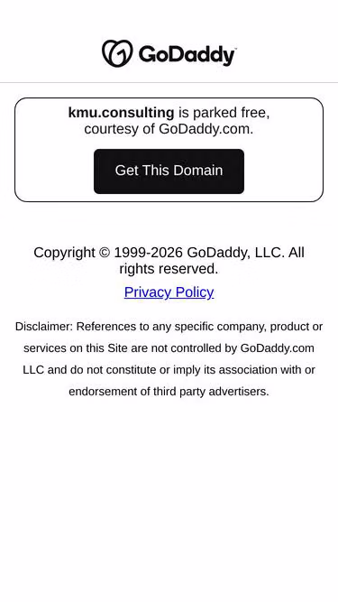 Screenshot of kmu.consulting