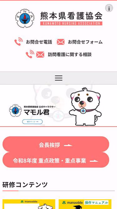 Screenshot of kna.or.jp