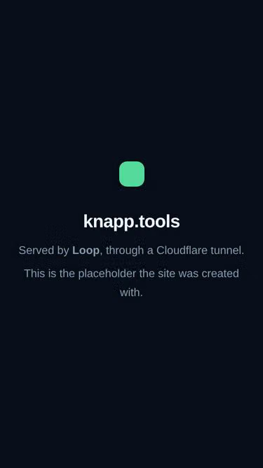 Screenshot of knapp.tools