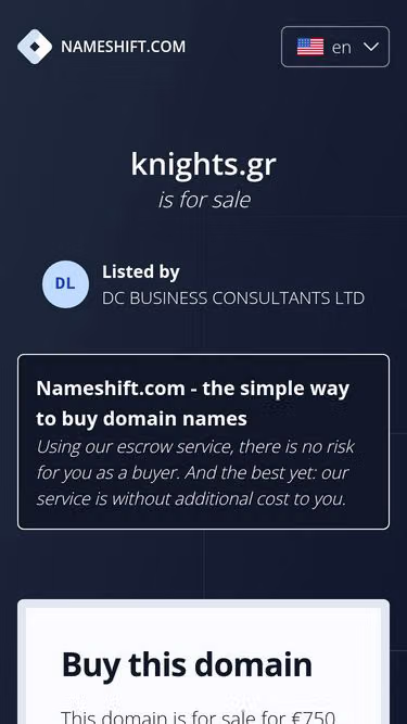 Screenshot of knights.gr