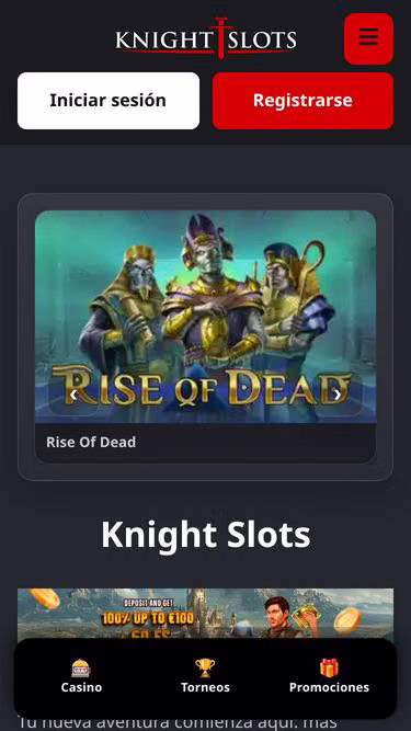 Screenshot of knightslots.online