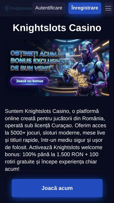 Screenshot of knightslots.ro