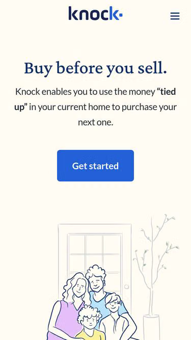 Screenshot of knock.com