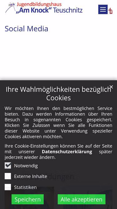 Screenshot of knock.de