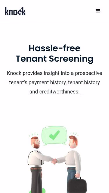 Screenshot of knock.nl