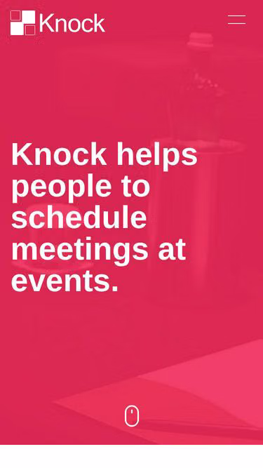 Screenshot of knock.zone