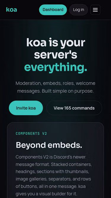 Screenshot of koa.bot