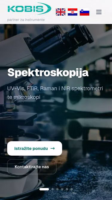 Screenshot of kobis.hr