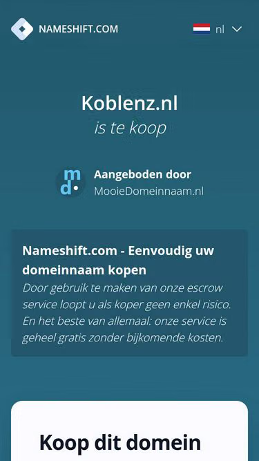 Screenshot of koblenz.nl