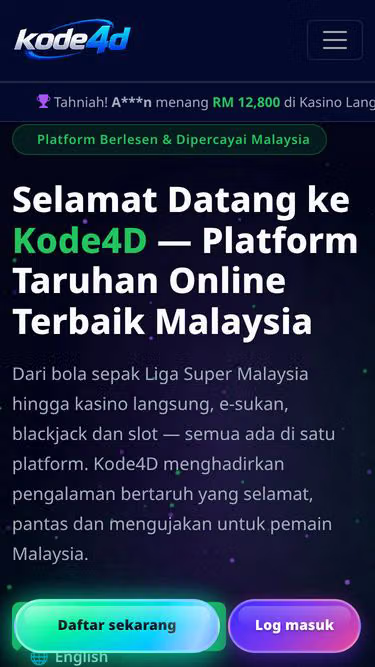 Screenshot of kode4d.click