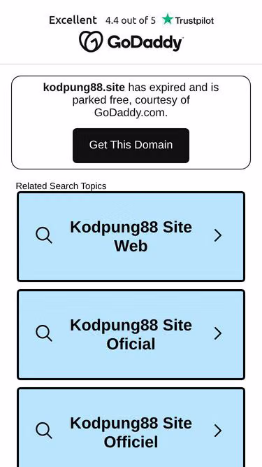 Screenshot of kodpung88.site