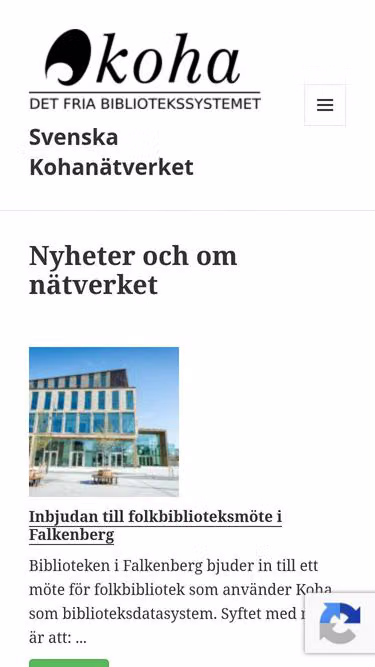 Screenshot of koha.se