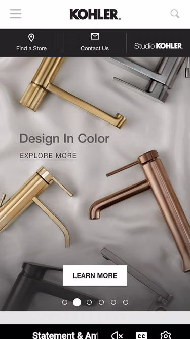 Screenshot of kohler.my