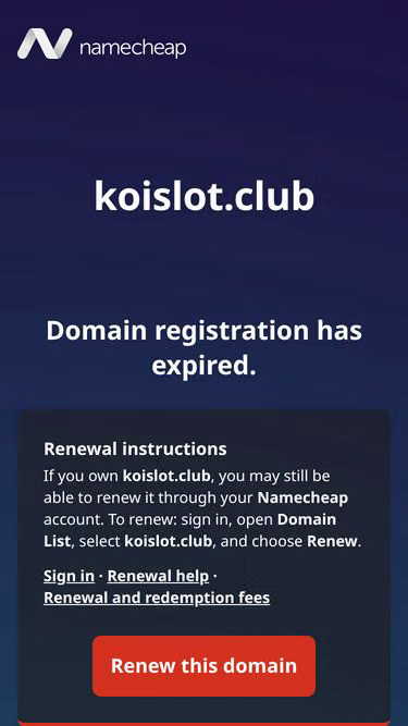 Screenshot of koislot.club