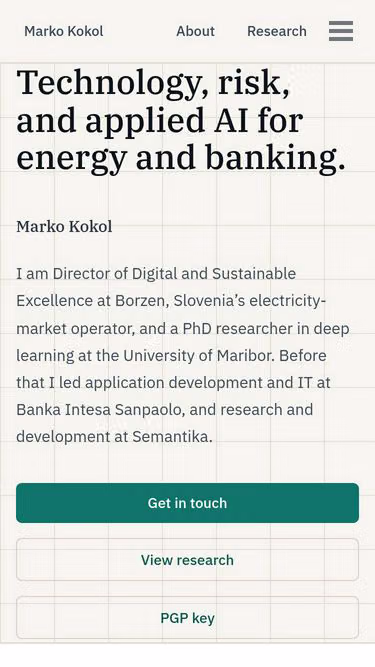 Screenshot of kokol.org