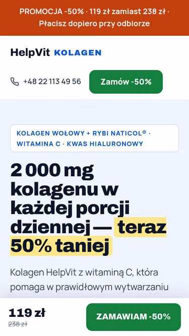 Screenshot of kolagen.click