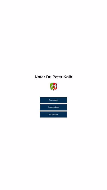 Screenshot of kolb.legal