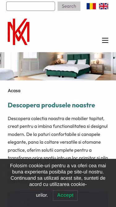 Screenshot of komfort.ro