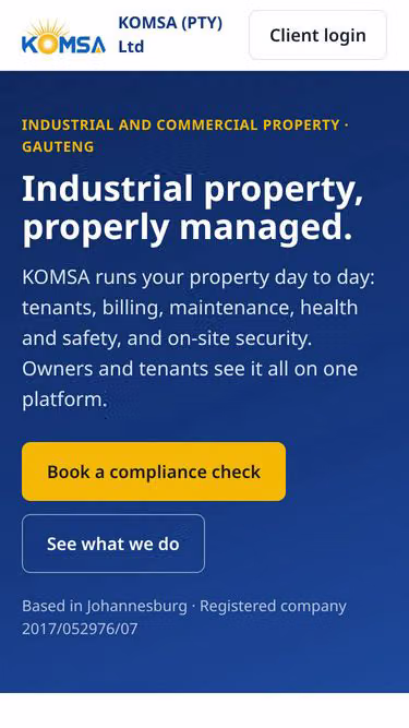 Screenshot of komsa.xyz