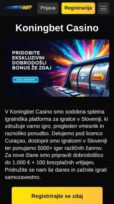 Screenshot of koningbet.si