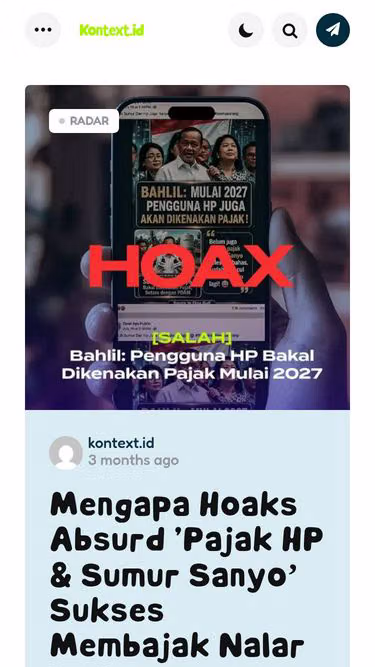 Screenshot of kontext.id
