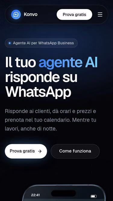 Screenshot of konvo.ch