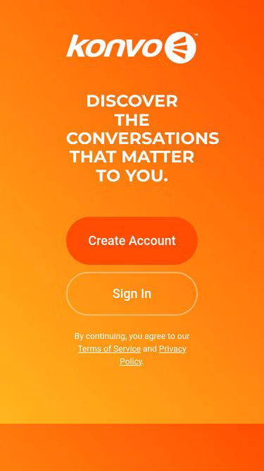 Screenshot of konvo.com