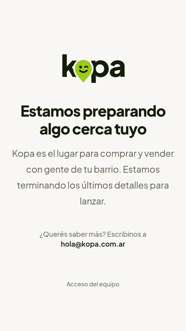 Screenshot of kopa.com.ar