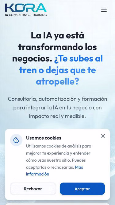 Screenshot of kora.consulting
