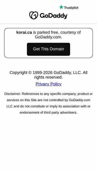 Screenshot of korai.ca
