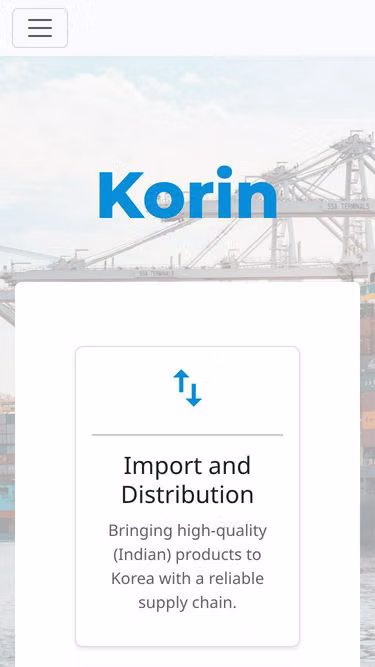 Screenshot of korin.ltd