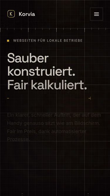 Screenshot of korvia.ch