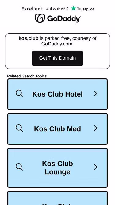 Screenshot of kos.club