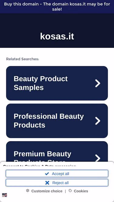 Screenshot of kosas.it