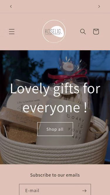 Screenshot of koselig.be