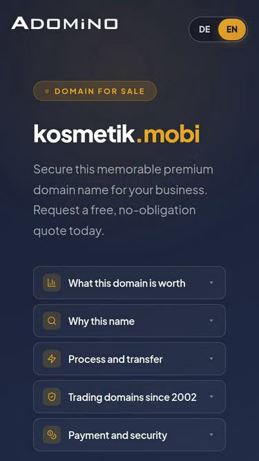 Screenshot of kosmetik.mobi