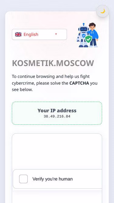 Screenshot of kosmetik.moscow