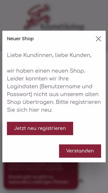 Screenshot of kosmetik.onl