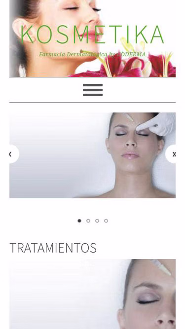 Screenshot of kosmetika.com.mx